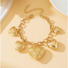 Chunky Heart Bracelet