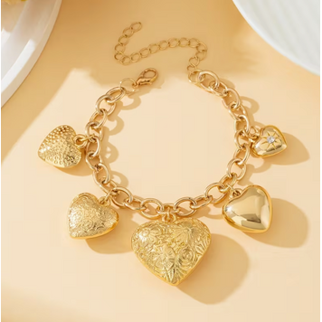 Chunky Heart Bracelet