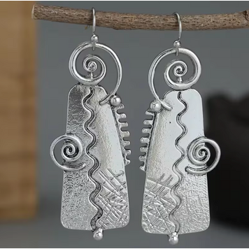 Spiral Abstract Earrings
