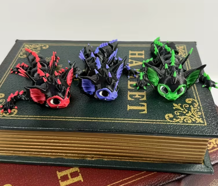 Black & Purple Bat Dragon