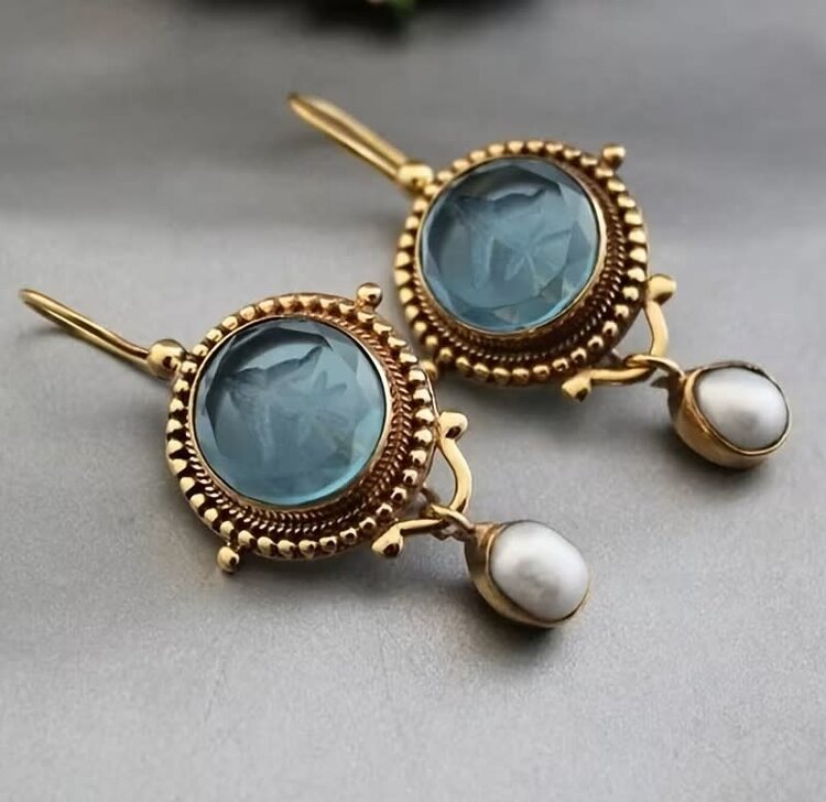 Vintage Pendant Earrings