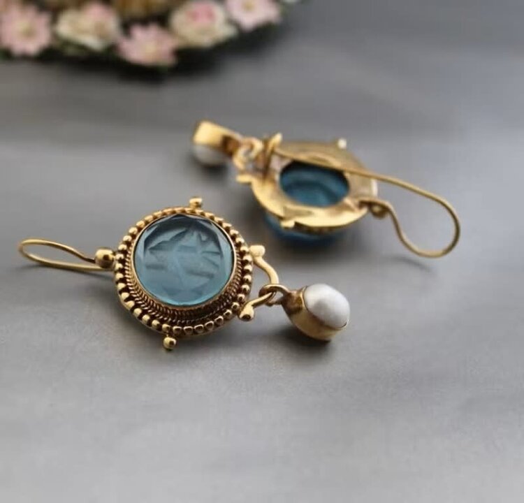 Vintage Pendant Earrings