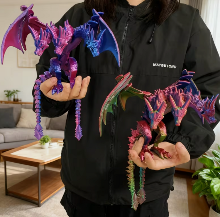 3D Printed 3 Head Dragon