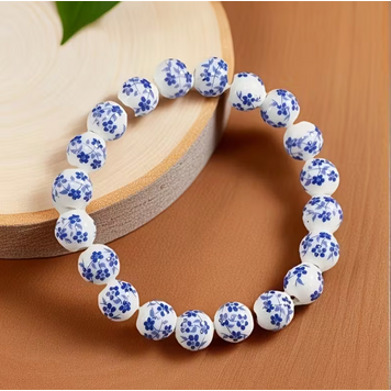 Blue & White Porcelain Style Bracelet
