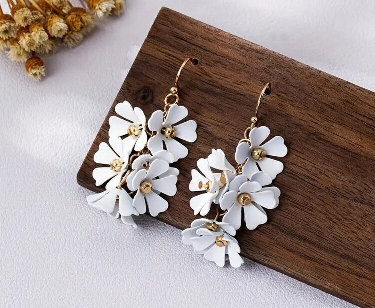 Boho Floral  Earrings