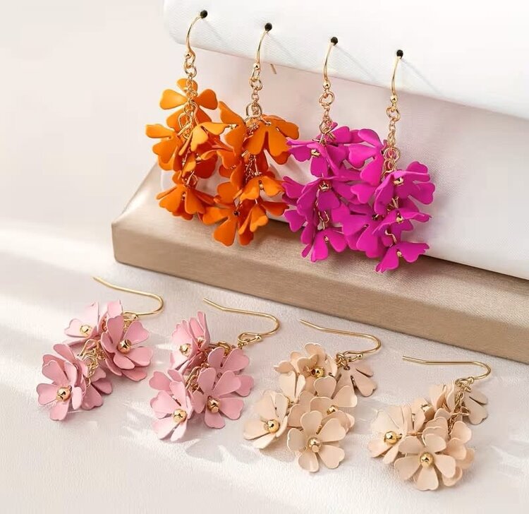 Boho Floral  Earrings