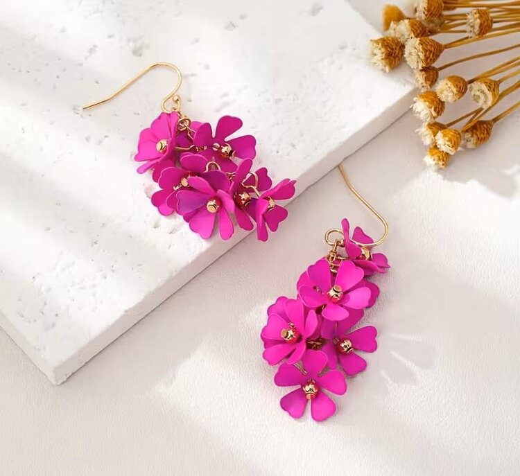 Boho Floral  Earrings