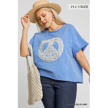 Umgee Lace Applique Top