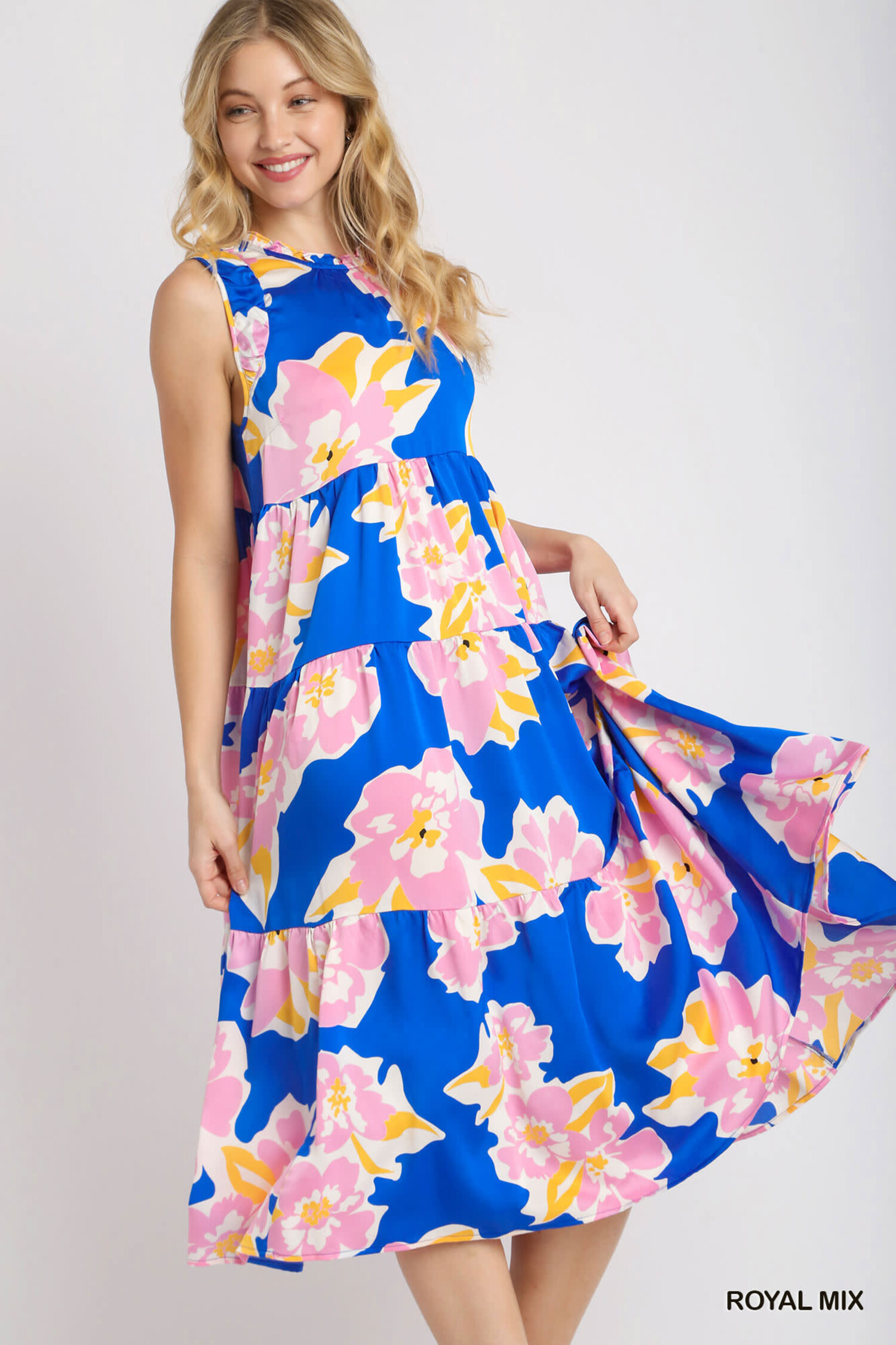 fleece maxi dress MPG Sport Cozy Fleece Sleeveless Maxi Dress