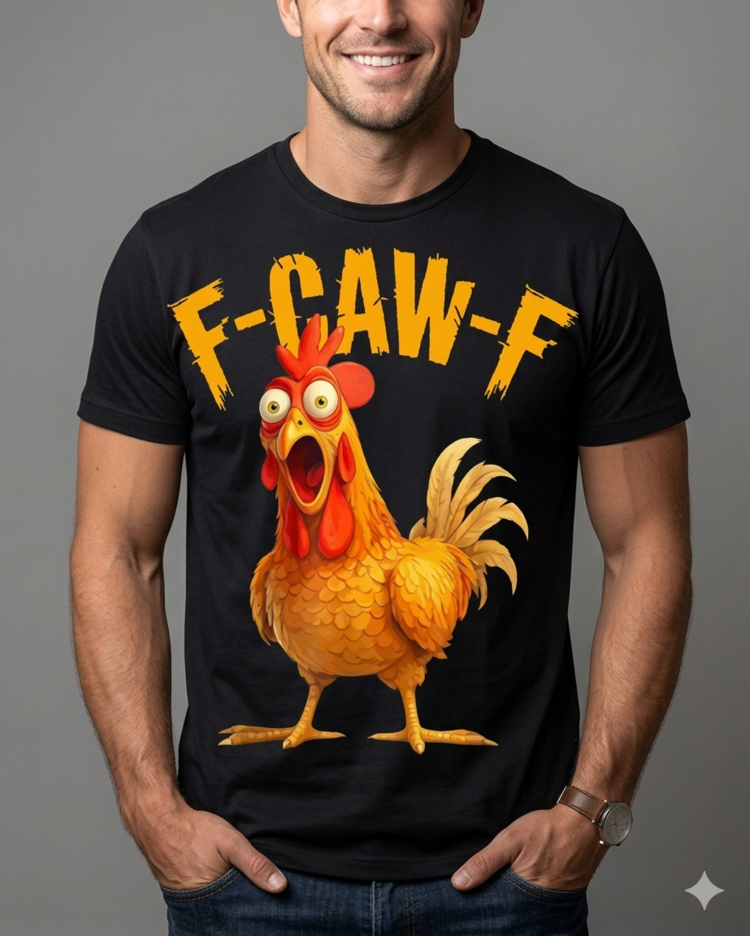 F-CAW-F Chicken Men Tshirt