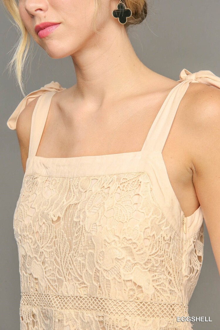 Umgee Lace Mini Dress