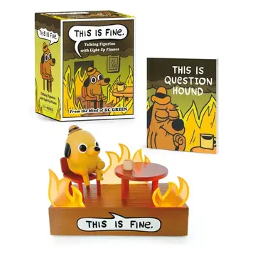 Hachette This Is Fine Talking Figurine