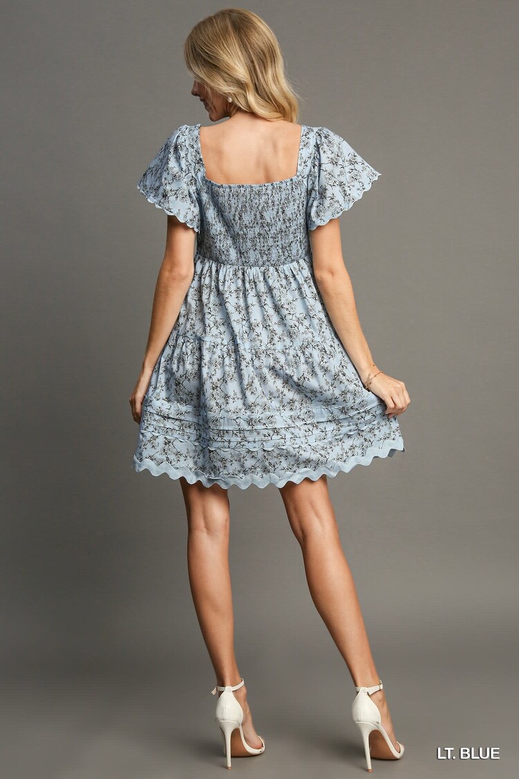 Umgee Two Tone Powder Dress