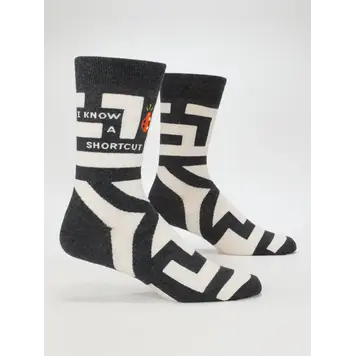 I Know A Shortcut M-Crew Socks