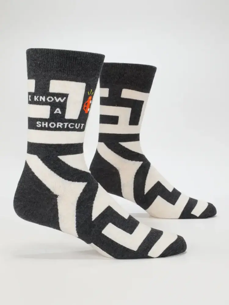 I Know A Shortcut M-Crew Socks