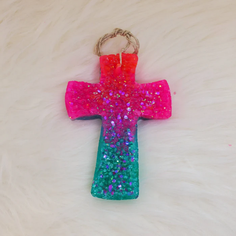 Leafcutter Candle Co. Desert Dreams Freshie -  Ombre Cross