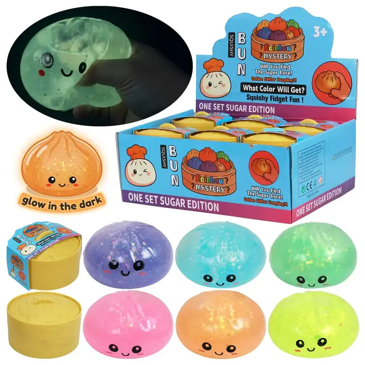 Cap Zone Mini Glow in the Dark Dumpling Squishy