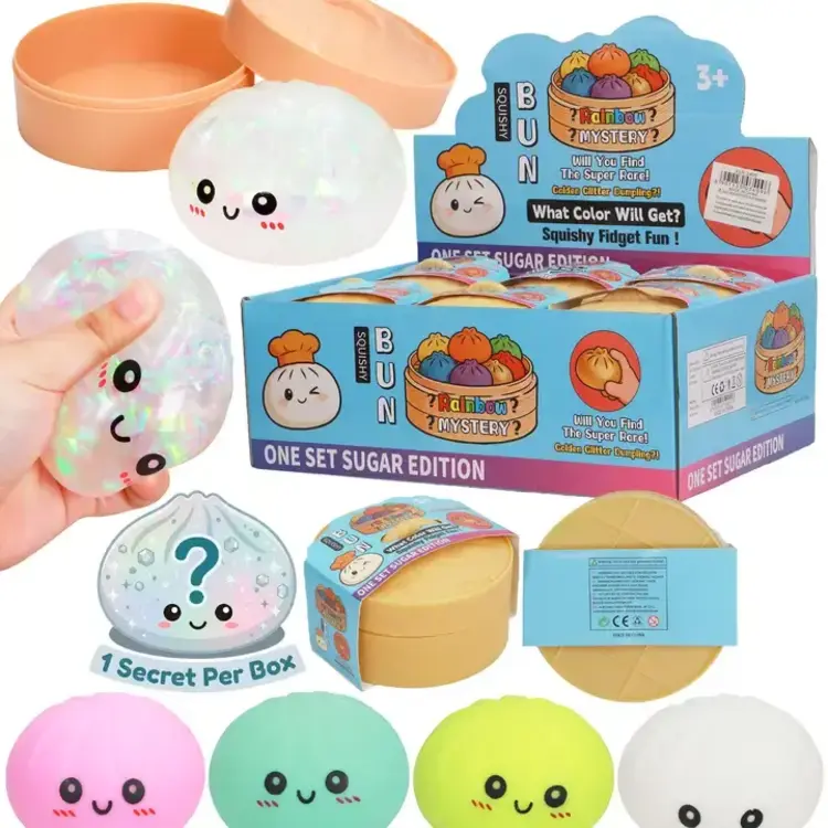 Cap Zone Fluffy Bao Bun Squishy Blind Box