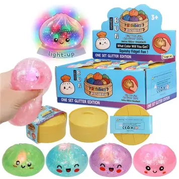 Cap Zone Light-Up Jelly Dumpling Squishy