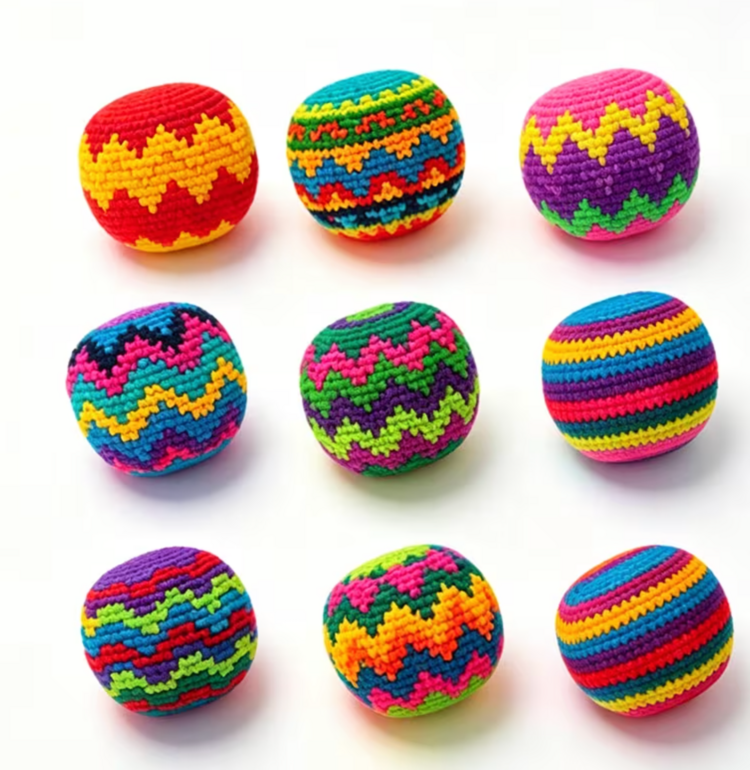 Woven Hacky Sacks