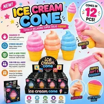 Gypsy Soul Ice Cream Cone Squishy