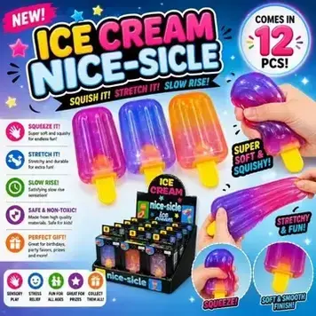 Gypsy Soul Ice Cream Nice-Sicle Squishy