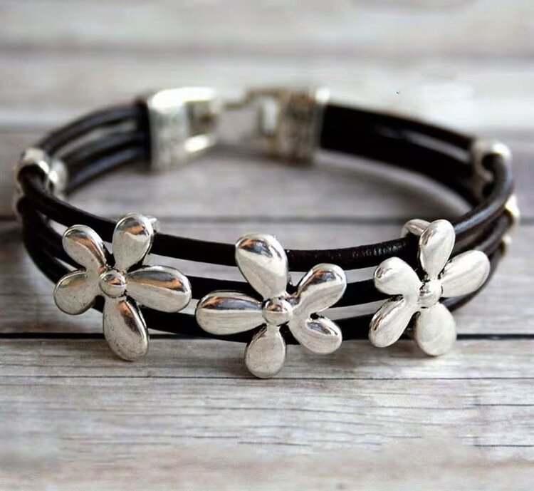 Flower Charm Bracelet