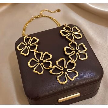 Gold Flower Necklace