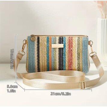 Striped Crossbody