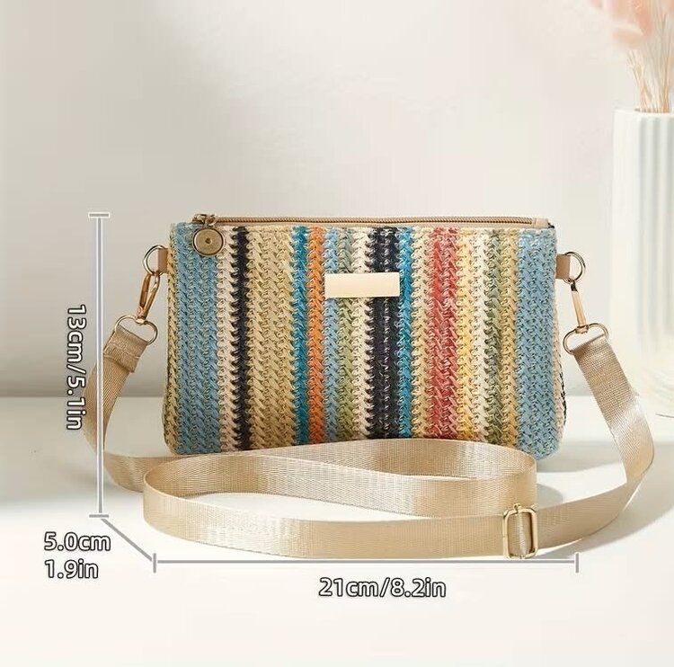 Striped Crossbody