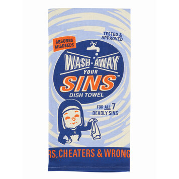 Wash Away Your Sins Dish Towel