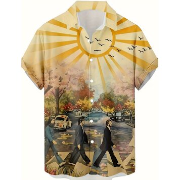 Beatles Walking Hawaiian Shirt