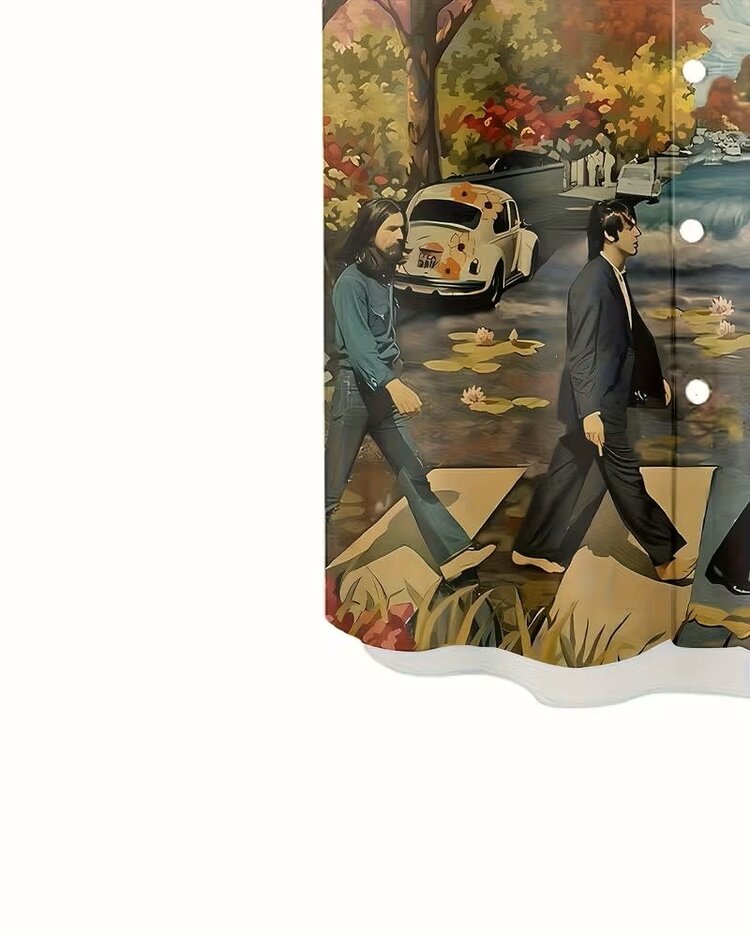 Beatles Walking Hawaiian Shirt