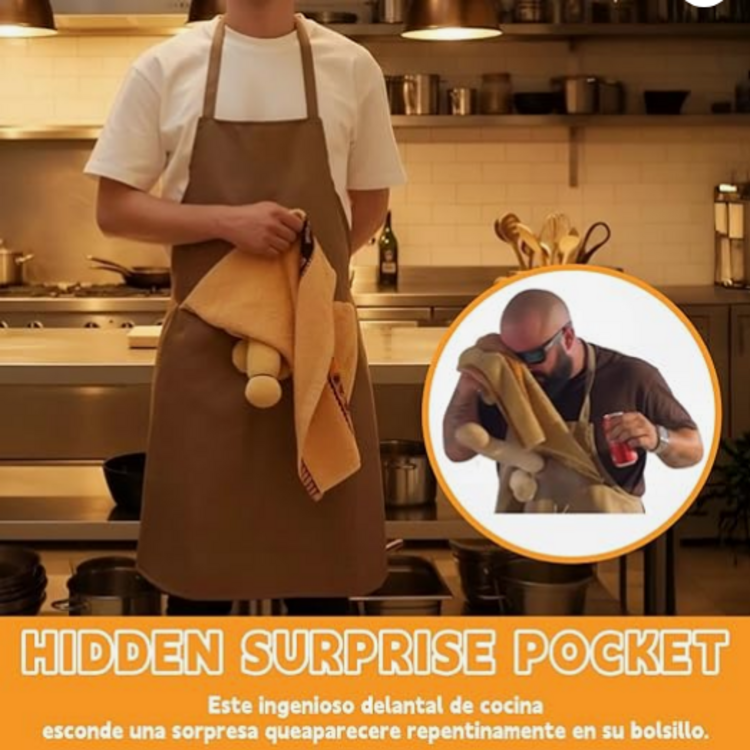 Chef's Funny Prank Surprise Apron