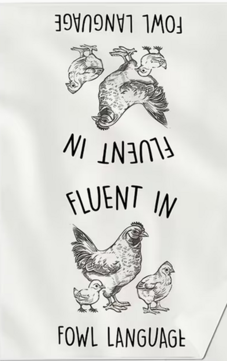 Fowl Language Kitchen Towel ver 1