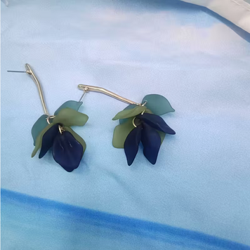Floral Petal Acrylic Earrings