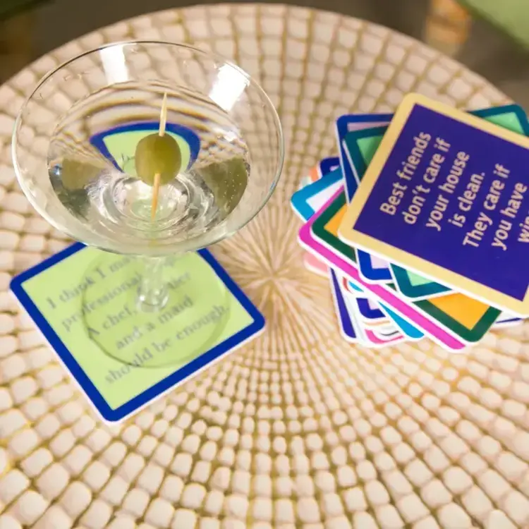 Drinks on Me Winner Coaster