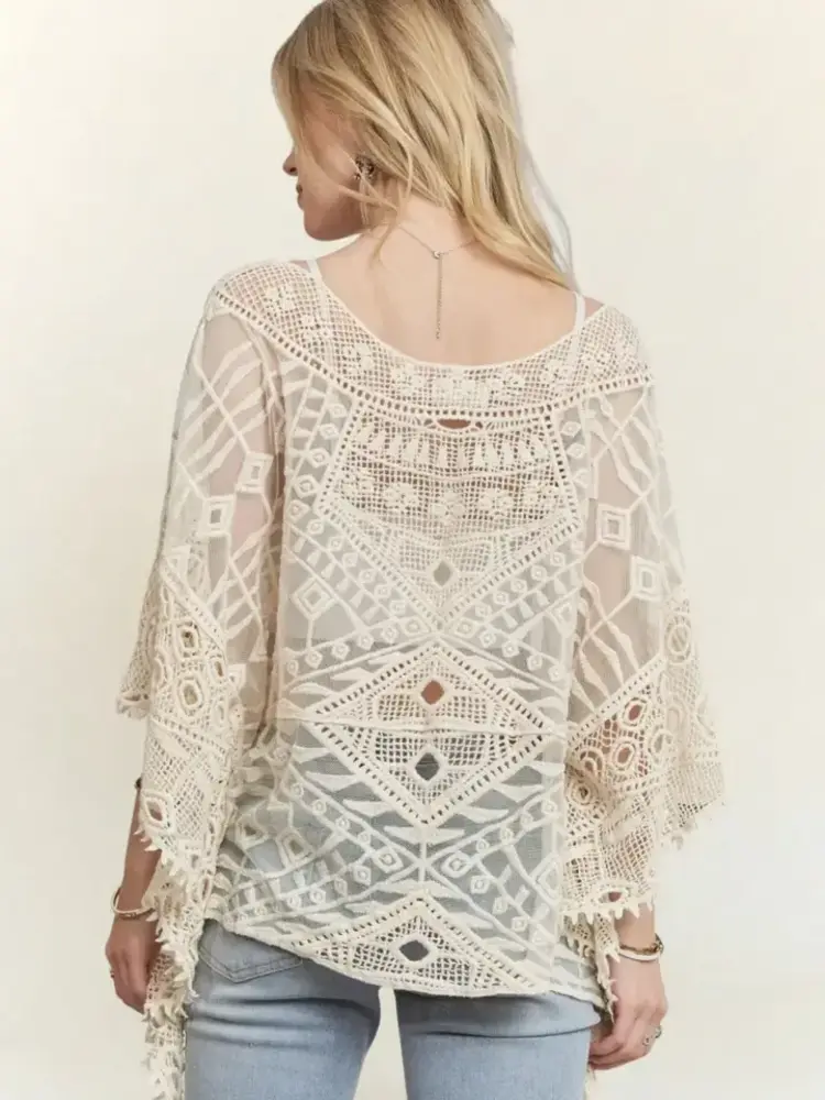 Adora La Hoodie Print Long Sleeves Sweater Top