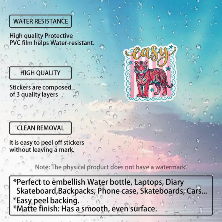 3" Easy Tiger Sticker