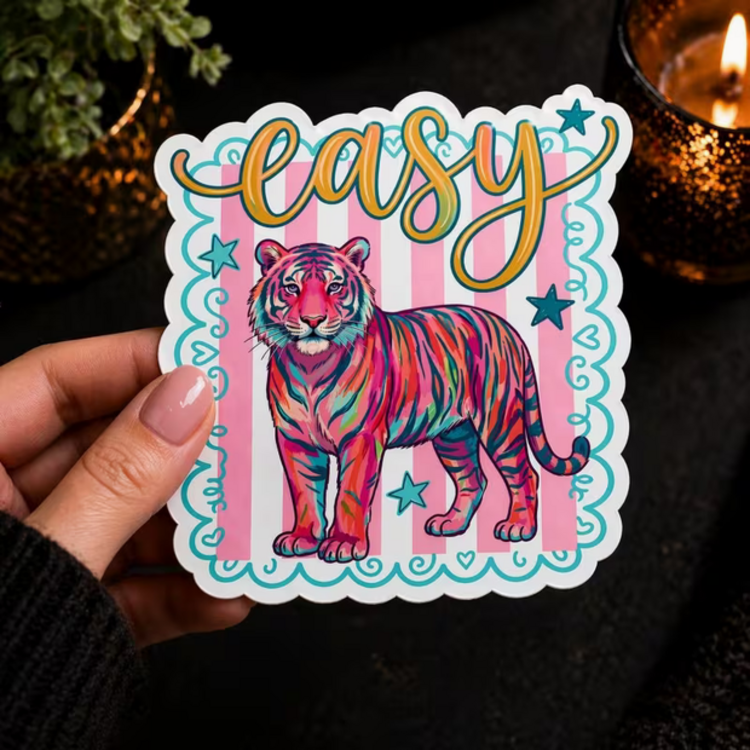 3" Easy Tiger Sticker