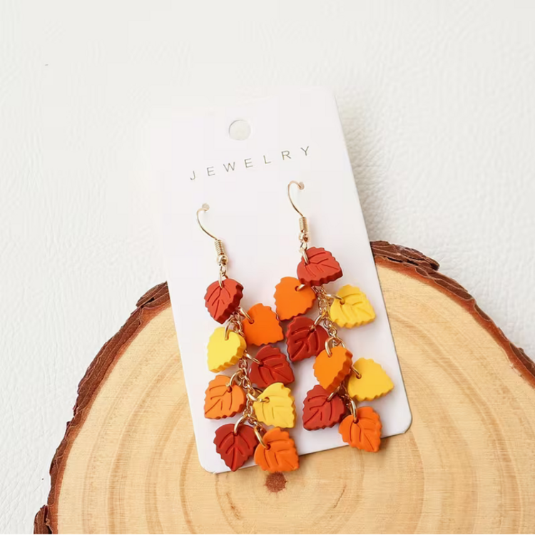 Autumn Leaves Drop Earrings