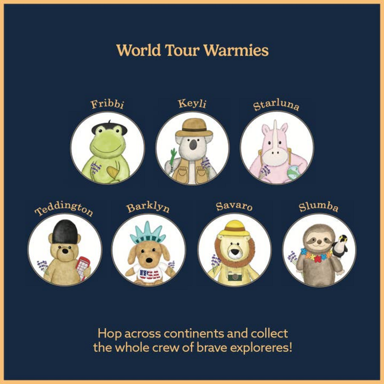 Warmies Lion World Tour Warmies