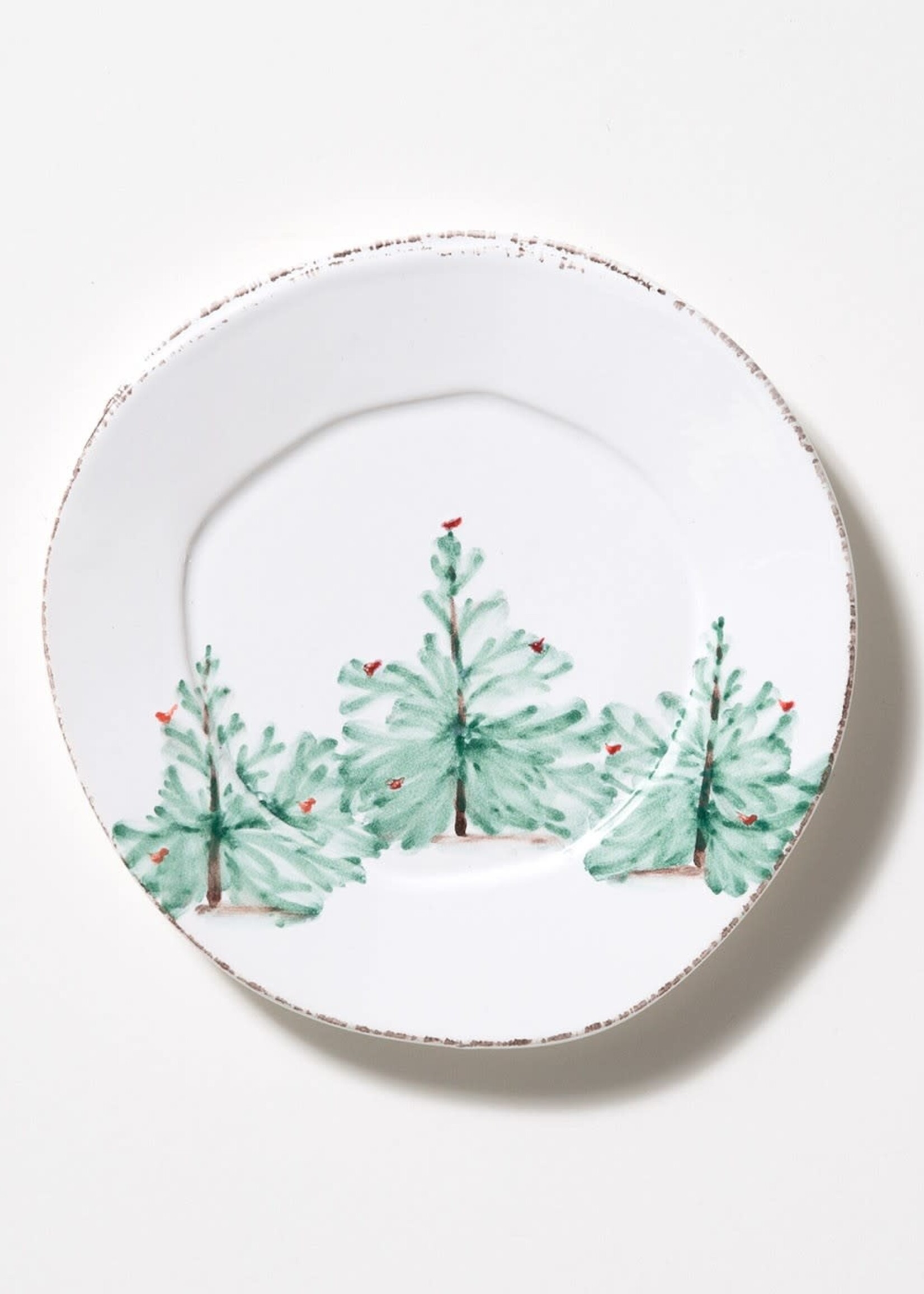 Vietri Lastra Holiday Salad Plate