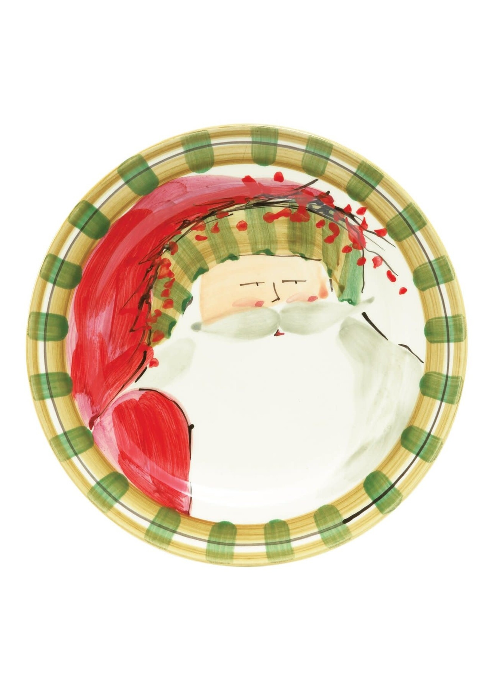 Vietri OSN Round Salad Plate Stripe