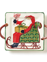 Vietri OSN Handled Square Platter w/ Retired Price