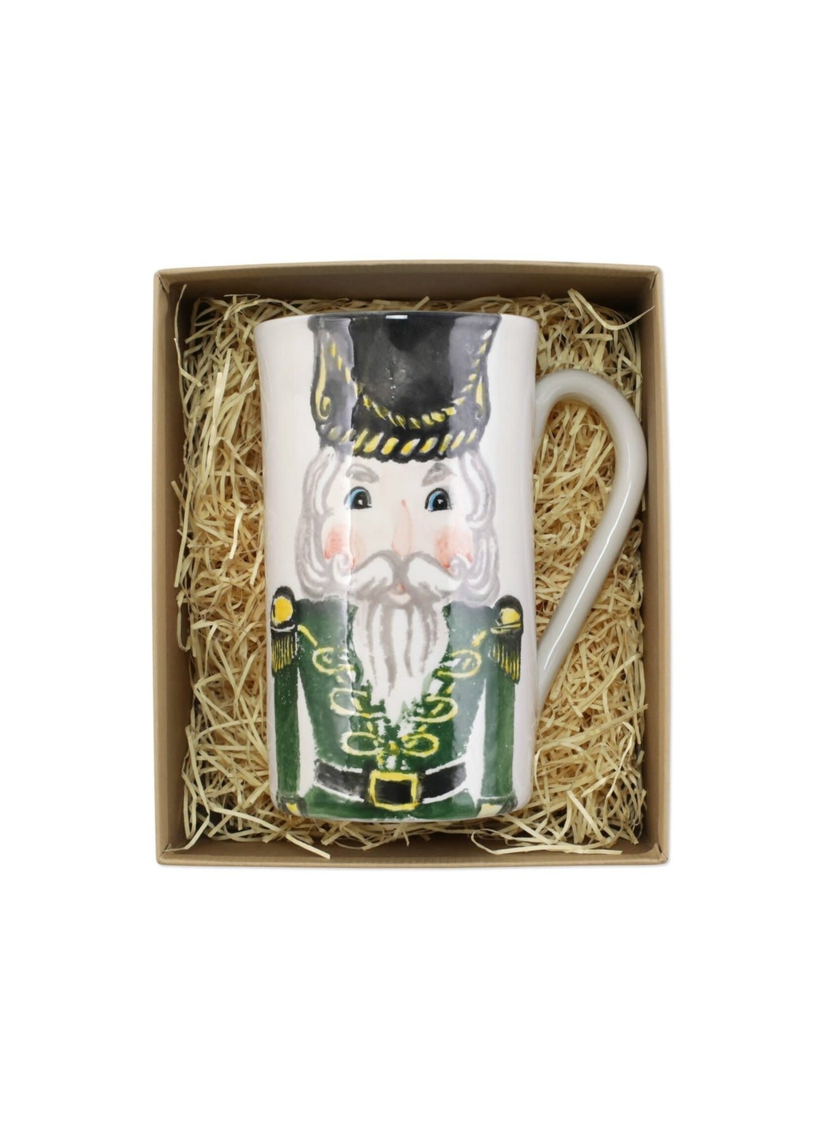 Vietri Nutcrackers Latte Mug w/ Soldier