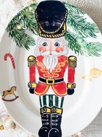 Vietri Nutcrackers Lg Oval Platter Retired w/ Sale Price