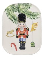 Vietri Nutcrackers Medium Rectangular Platter Retired w/ Sale Price