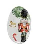 Vietri Nutcrackers Small Oval Platter