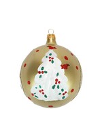 Vietri Gold Ornament Tree w/ Red Bird Retired w/ Sale Price